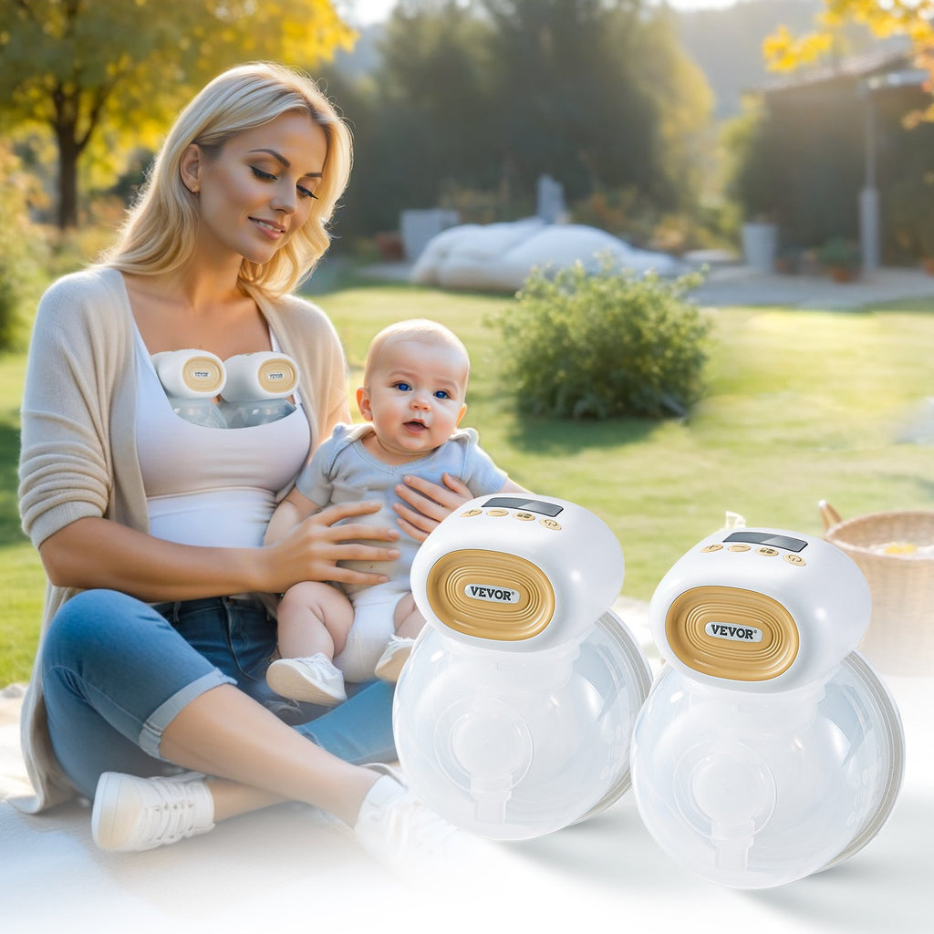 VEVOR BreastPump, Wearable Electric Breast Pumps Hands Free,