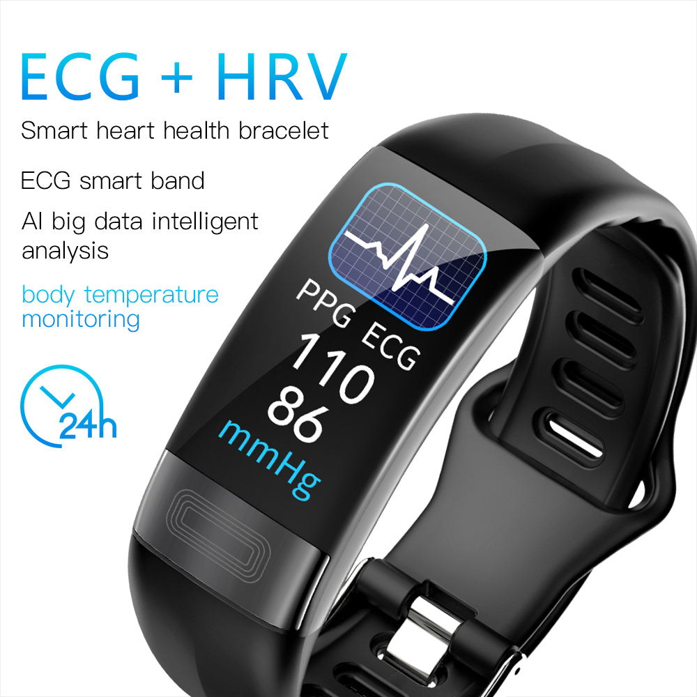 Body Smart Bracelet ECG Heart Rate Waterproof