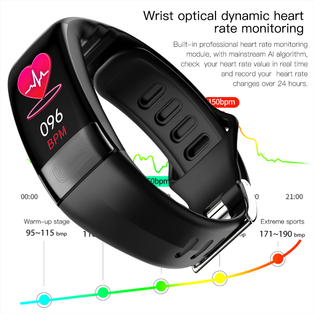 Body Smart Bracelet ECG Heart Rate Waterproof