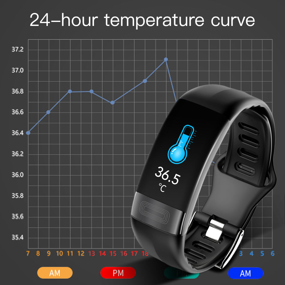 Body Smart Bracelet ECG Heart Rate Waterproof