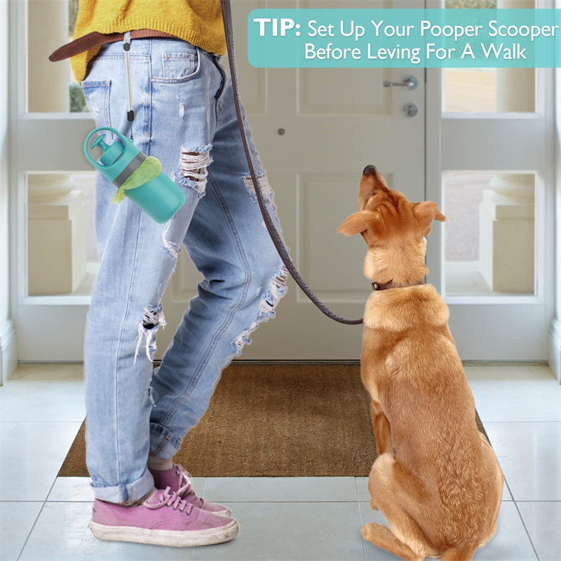 Portable Lightweight Dog Pooper Scooper With Built
