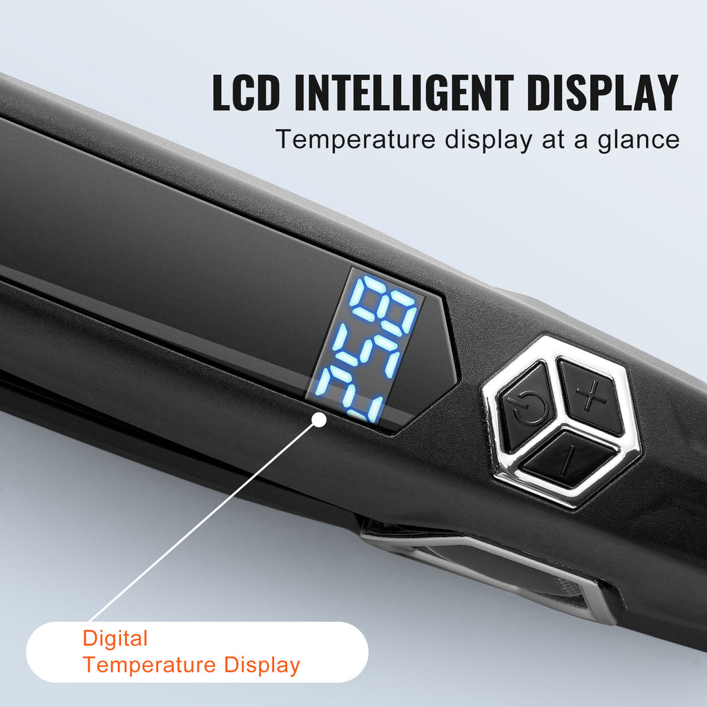 VEVOR Hair Straightener, Titanium Flat Iron,