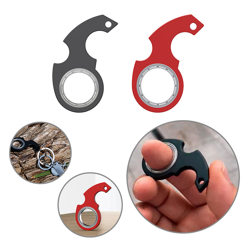 Creative Fidget Spinner Toy Keychain Hand Spinner Anti-Anxiety